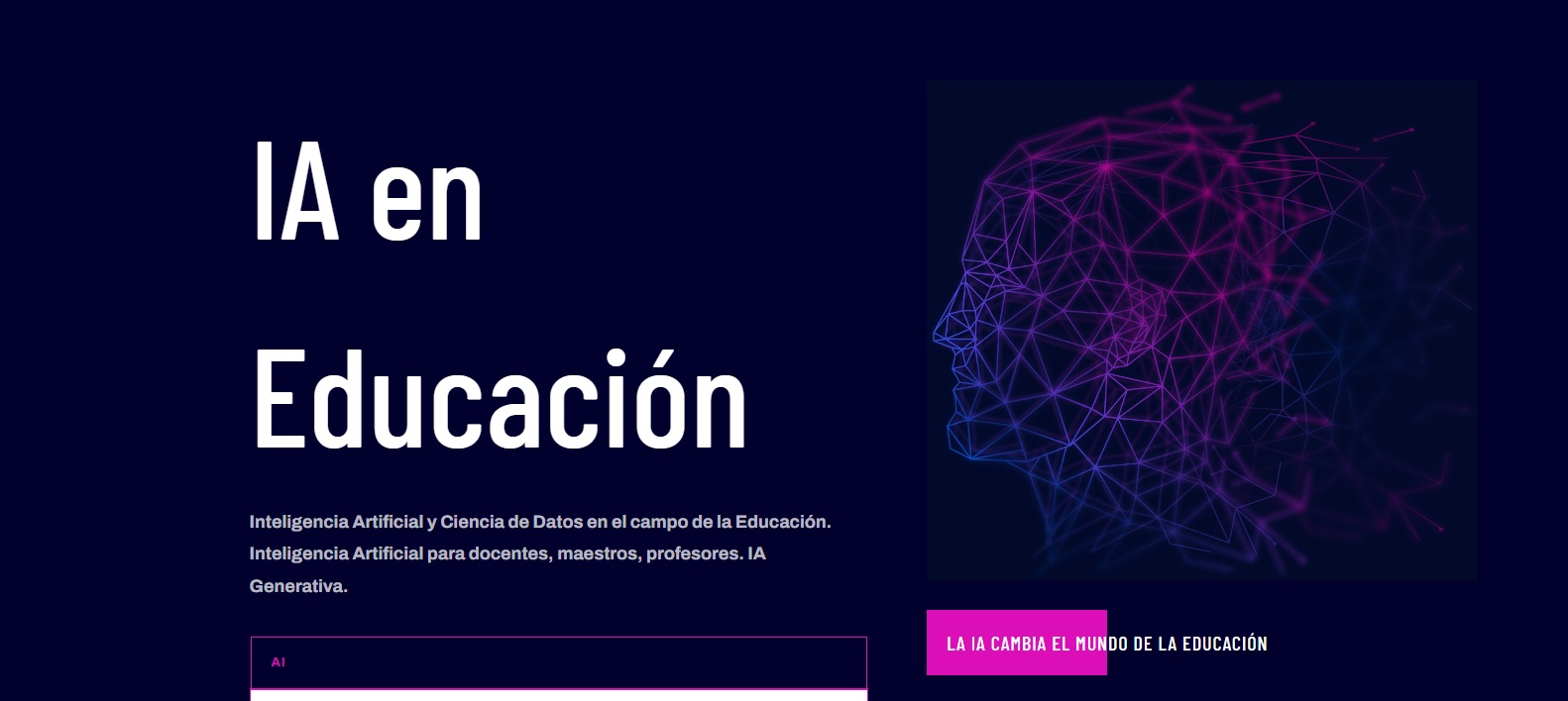 IA En Educación · Inteligencia Artificial En Educación – IAeducacion.es